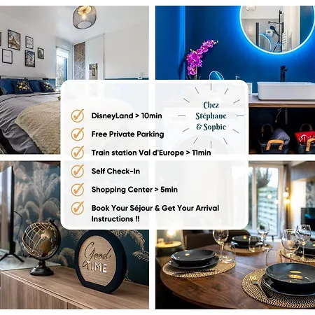 Chez Stephane & Sophie - 10min Disneyland, Free Parking, Big Garden *
